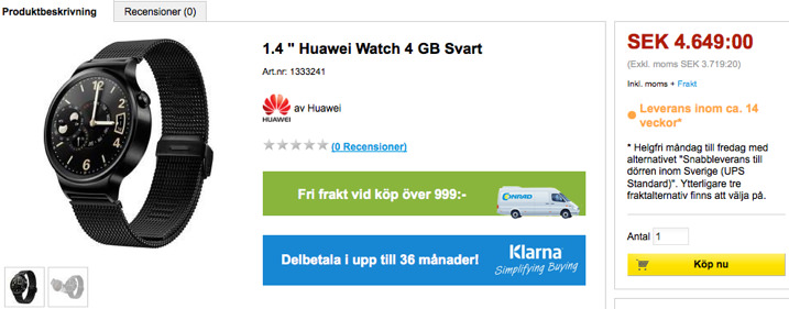 Huawei_Watch_sverige_conrad