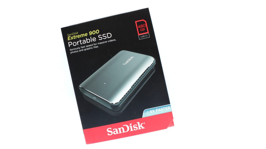 Sandisk Extreme 900 kartong tilt